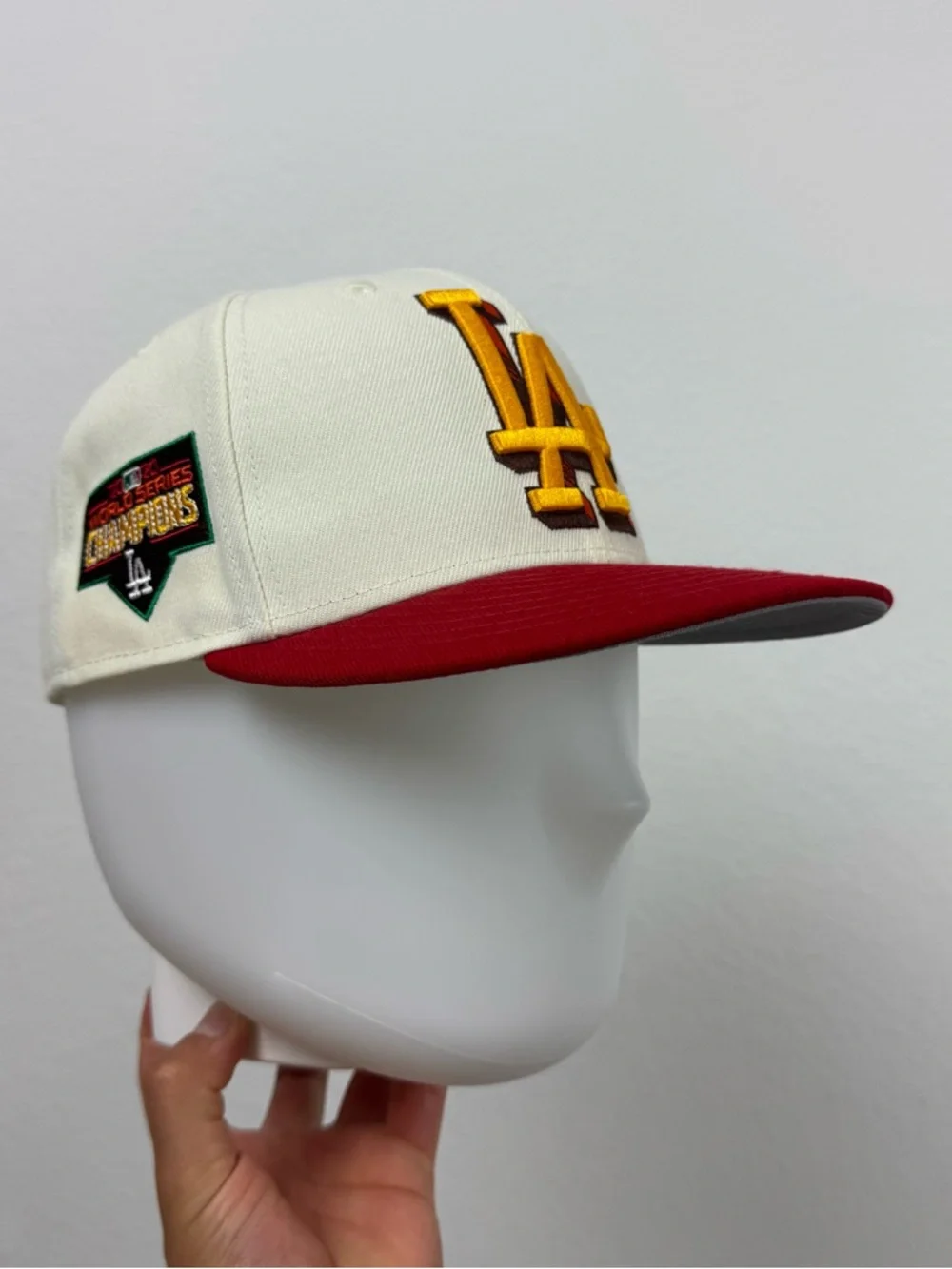 Dodgers fitted cap 7 3/8 - Picture 2 of 11